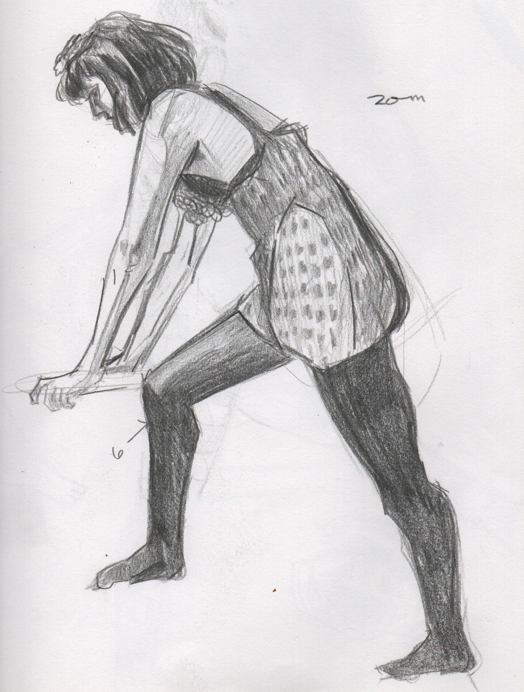 Pencil Figure Sketch